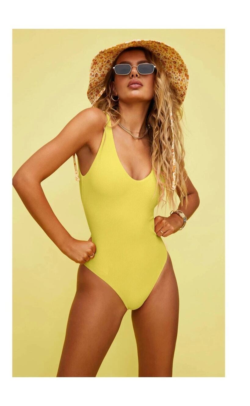 NEW Beach Riot Reese Rib One-Piece Swimsuit Size Small